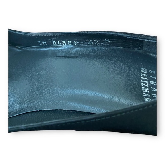 STUART WEITZMAN black suede platform heels size 8.5 - Picture 8 of 10